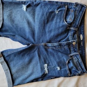 Old Navy Womens Jean Bermuda Shorts size 10